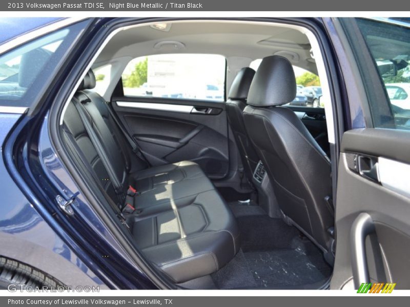 Night Blue Metallic / Titan Black 2013 Volkswagen Passat TDI SE