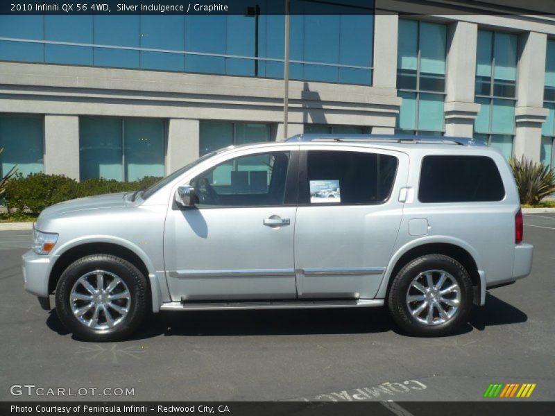 Silver Indulgence / Graphite 2010 Infiniti QX 56 4WD