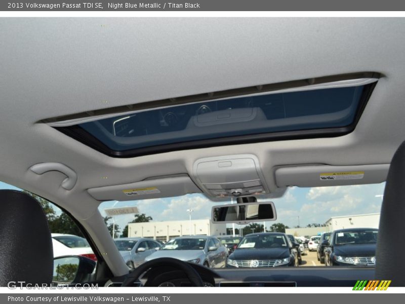 Night Blue Metallic / Titan Black 2013 Volkswagen Passat TDI SE
