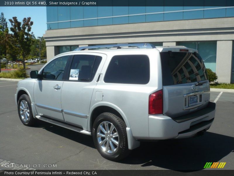 Silver Indulgence / Graphite 2010 Infiniti QX 56 4WD