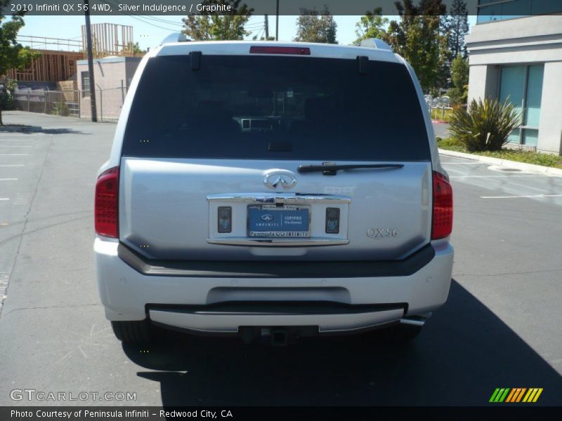 Silver Indulgence / Graphite 2010 Infiniti QX 56 4WD