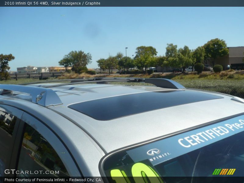 Silver Indulgence / Graphite 2010 Infiniti QX 56 4WD