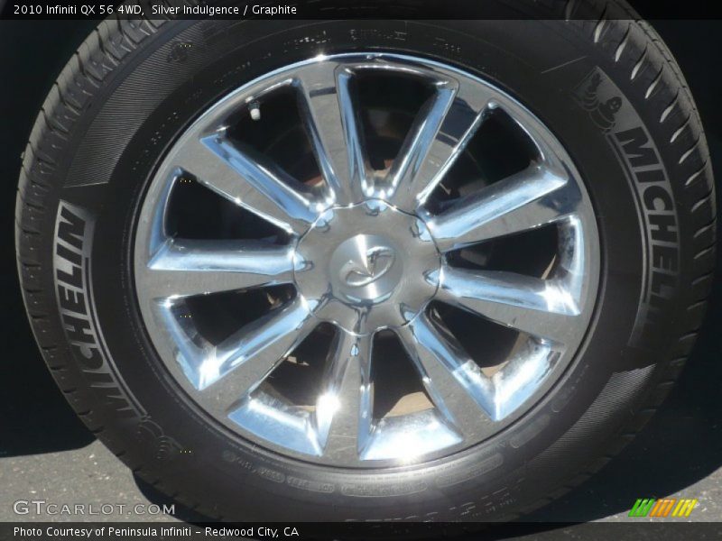 Silver Indulgence / Graphite 2010 Infiniti QX 56 4WD