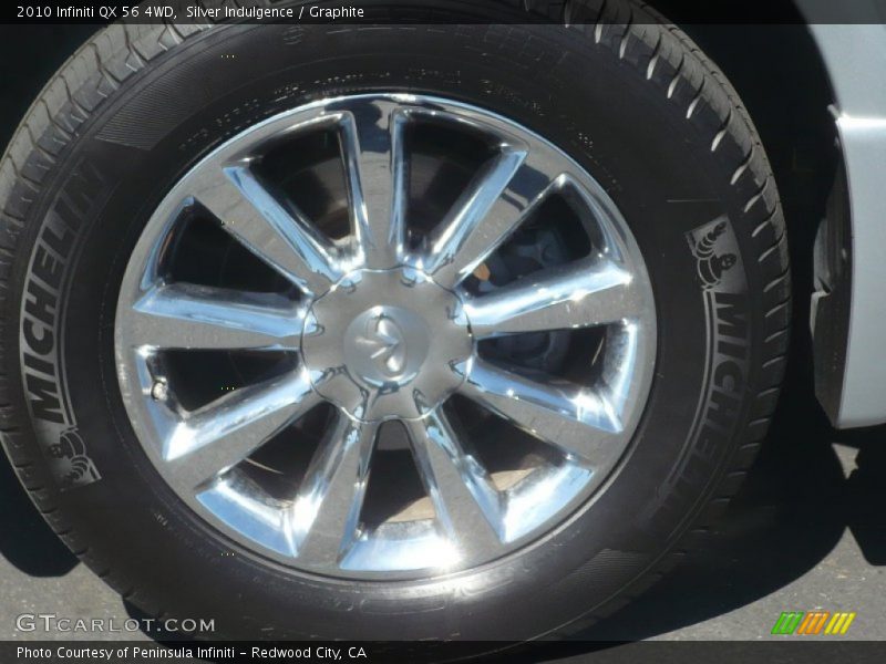 Silver Indulgence / Graphite 2010 Infiniti QX 56 4WD