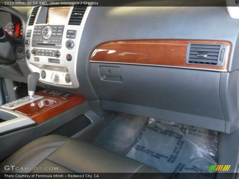 Silver Indulgence / Graphite 2010 Infiniti QX 56 4WD