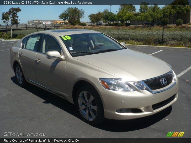 Satin Cashmere Metallic / Parchment 2010 Lexus GS 350 AWD