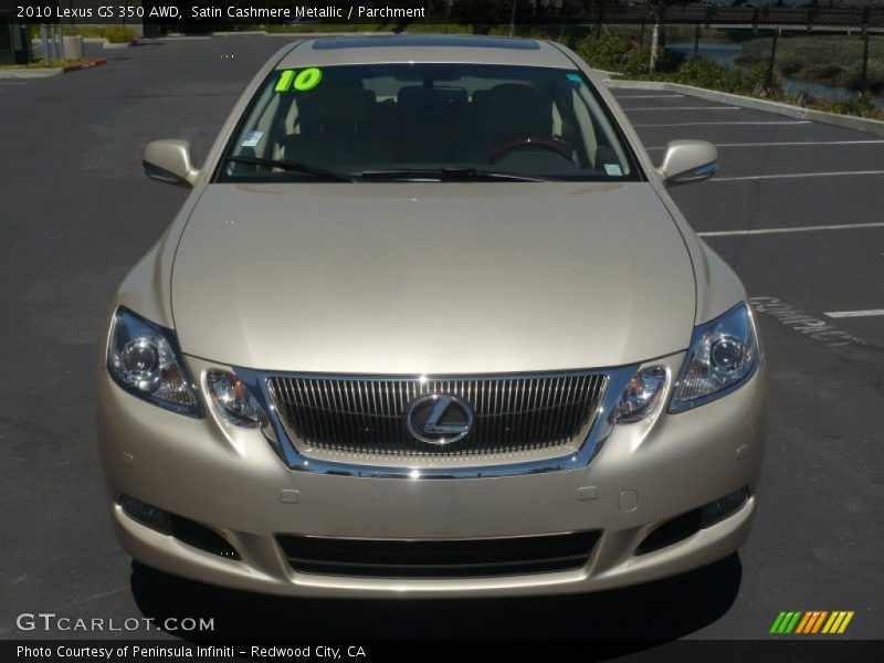 Satin Cashmere Metallic / Parchment 2010 Lexus GS 350 AWD