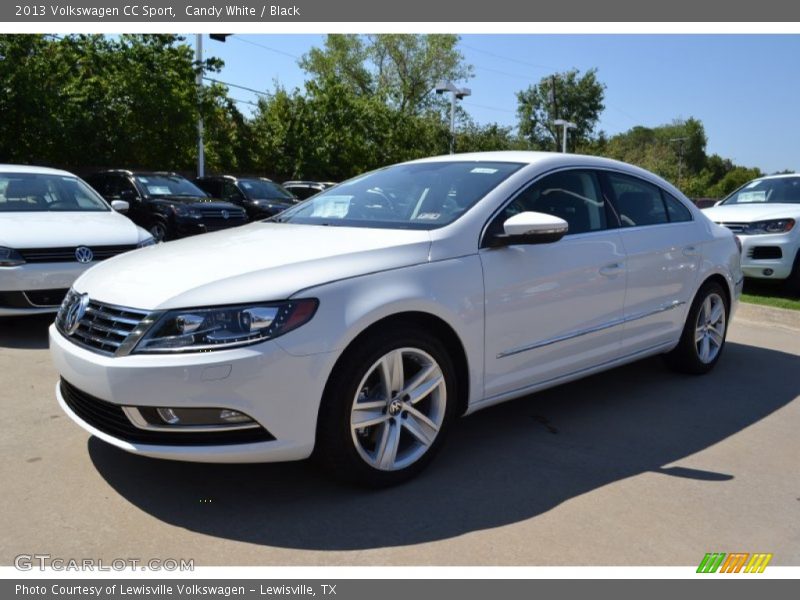 Candy White / Black 2013 Volkswagen CC Sport