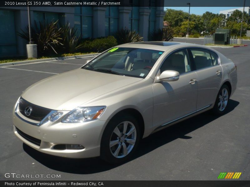 Satin Cashmere Metallic / Parchment 2010 Lexus GS 350 AWD
