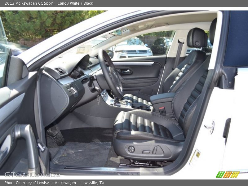 Candy White / Black 2013 Volkswagen CC Sport