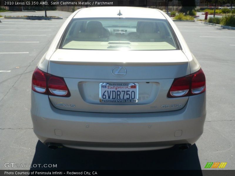 Satin Cashmere Metallic / Parchment 2010 Lexus GS 350 AWD