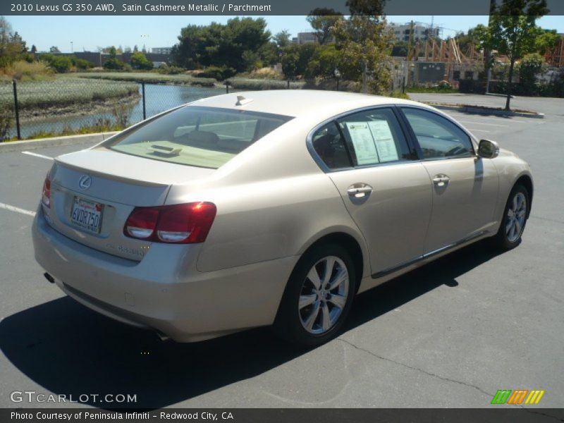 Satin Cashmere Metallic / Parchment 2010 Lexus GS 350 AWD