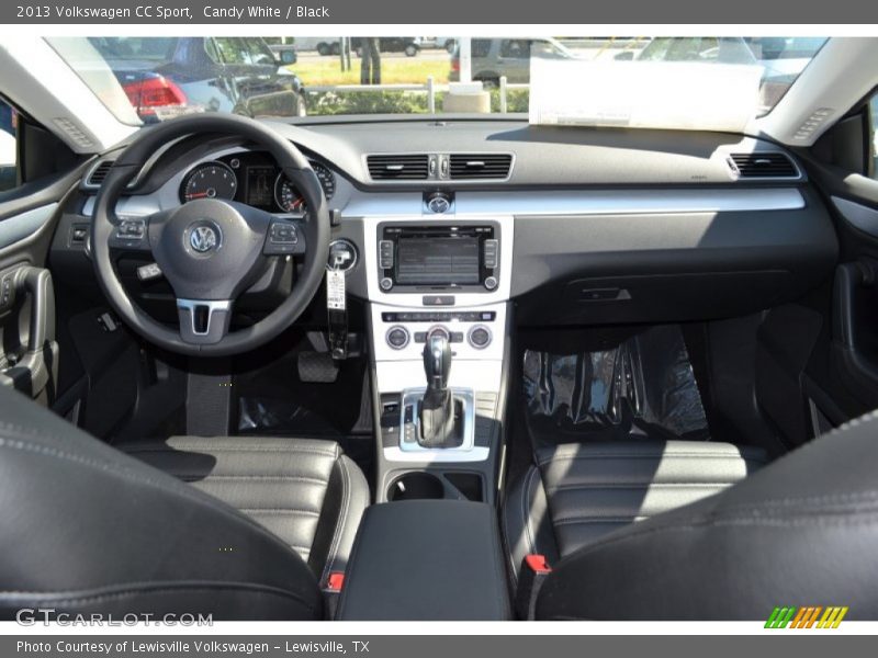 Candy White / Black 2013 Volkswagen CC Sport