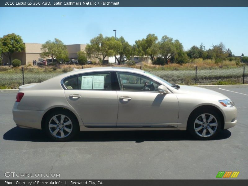 Satin Cashmere Metallic / Parchment 2010 Lexus GS 350 AWD