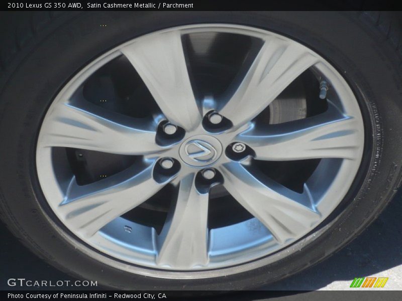 Satin Cashmere Metallic / Parchment 2010 Lexus GS 350 AWD