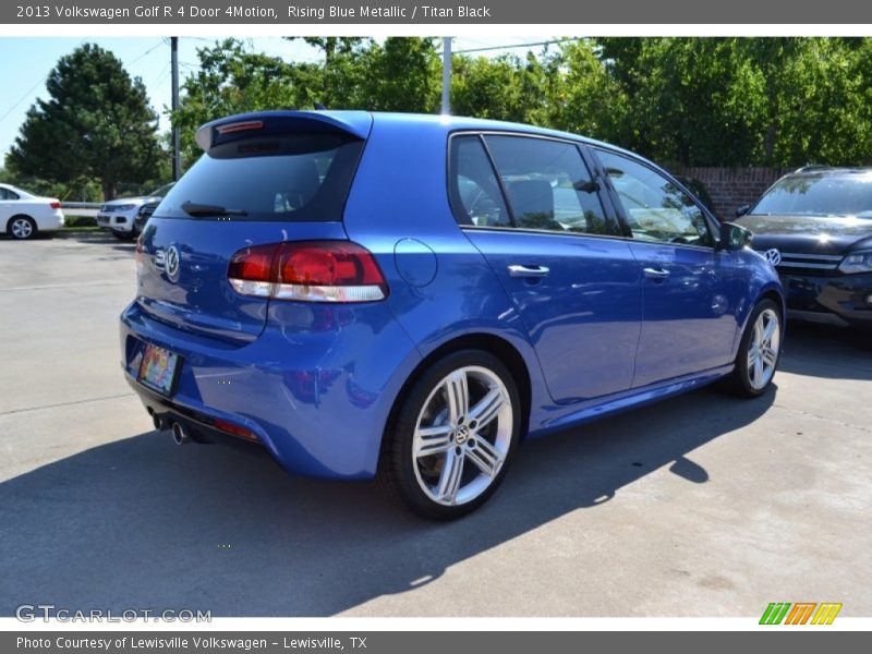 Rising Blue Metallic / Titan Black 2013 Volkswagen Golf R 4 Door 4Motion