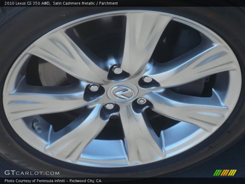 Satin Cashmere Metallic / Parchment 2010 Lexus GS 350 AWD