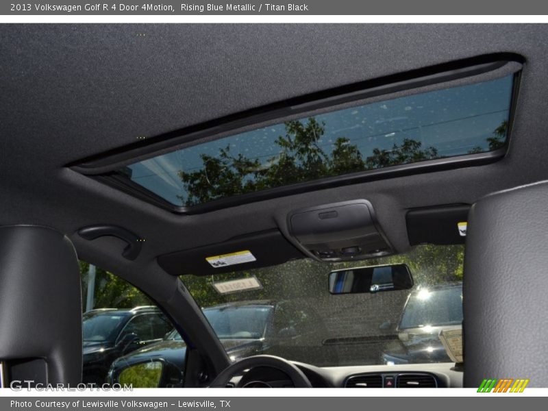 Rising Blue Metallic / Titan Black 2013 Volkswagen Golf R 4 Door 4Motion