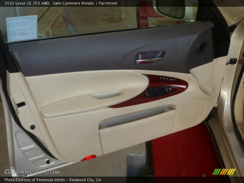 Satin Cashmere Metallic / Parchment 2010 Lexus GS 350 AWD