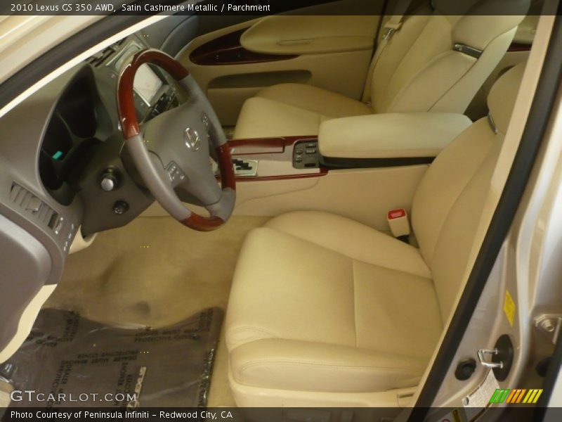 Satin Cashmere Metallic / Parchment 2010 Lexus GS 350 AWD