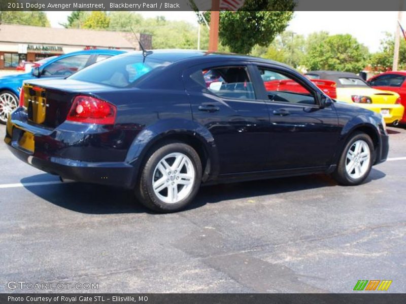 Blackberry Pearl / Black 2011 Dodge Avenger Mainstreet