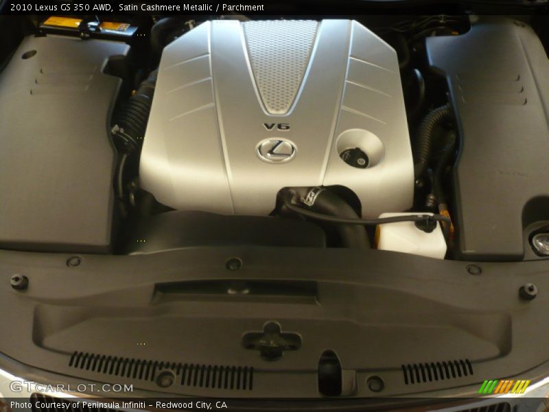Satin Cashmere Metallic / Parchment 2010 Lexus GS 350 AWD