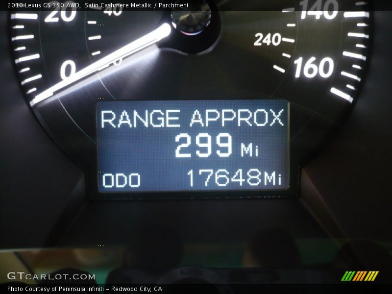 Satin Cashmere Metallic / Parchment 2010 Lexus GS 350 AWD