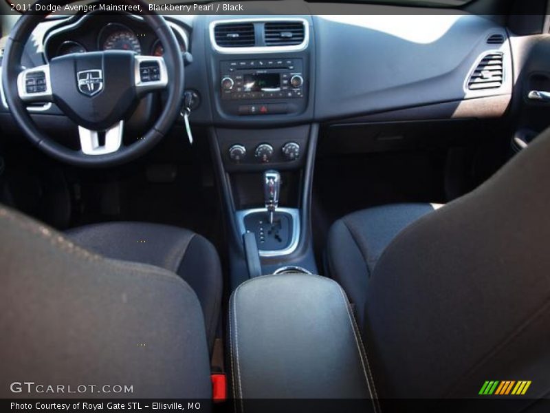Blackberry Pearl / Black 2011 Dodge Avenger Mainstreet