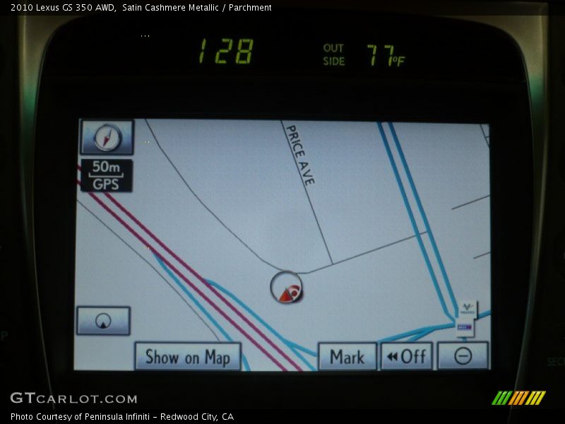 Satin Cashmere Metallic / Parchment 2010 Lexus GS 350 AWD