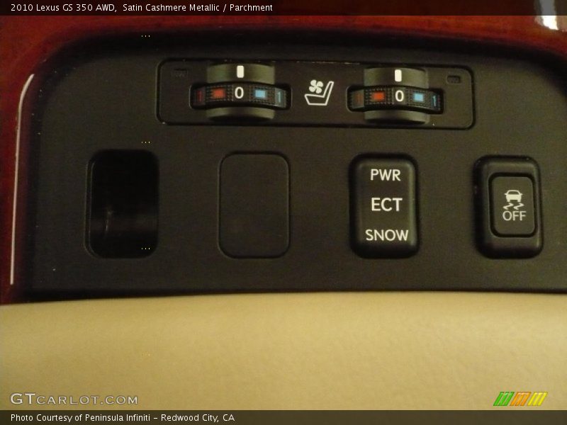 Satin Cashmere Metallic / Parchment 2010 Lexus GS 350 AWD