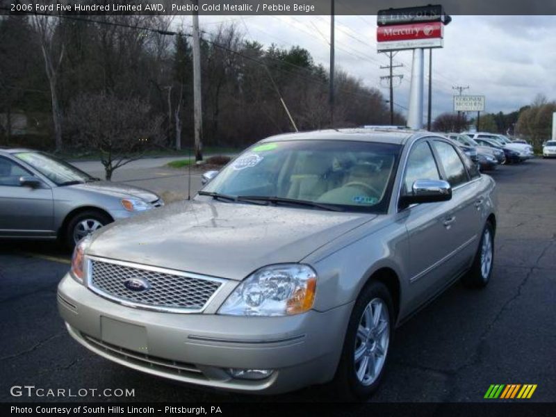 Pueblo Gold Metallic / Pebble Beige 2006 Ford Five Hundred Limited AWD