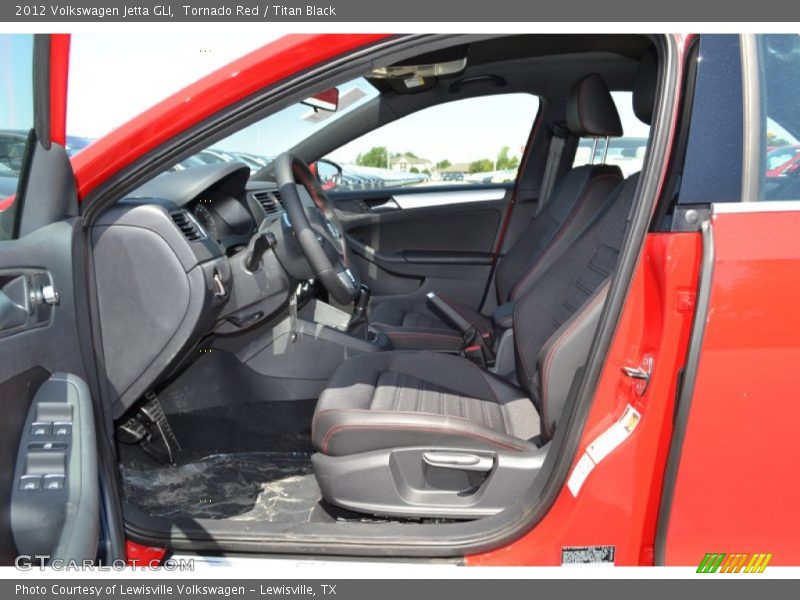 Tornado Red / Titan Black 2012 Volkswagen Jetta GLI