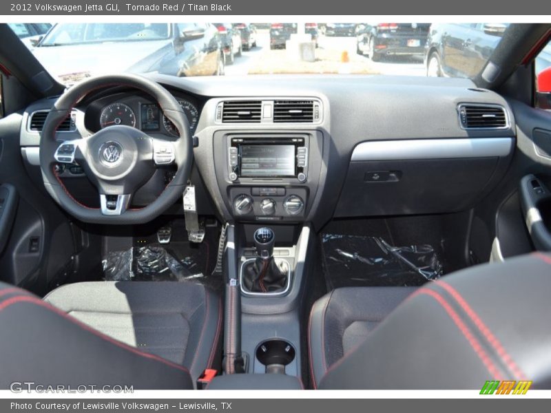 Tornado Red / Titan Black 2012 Volkswagen Jetta GLI