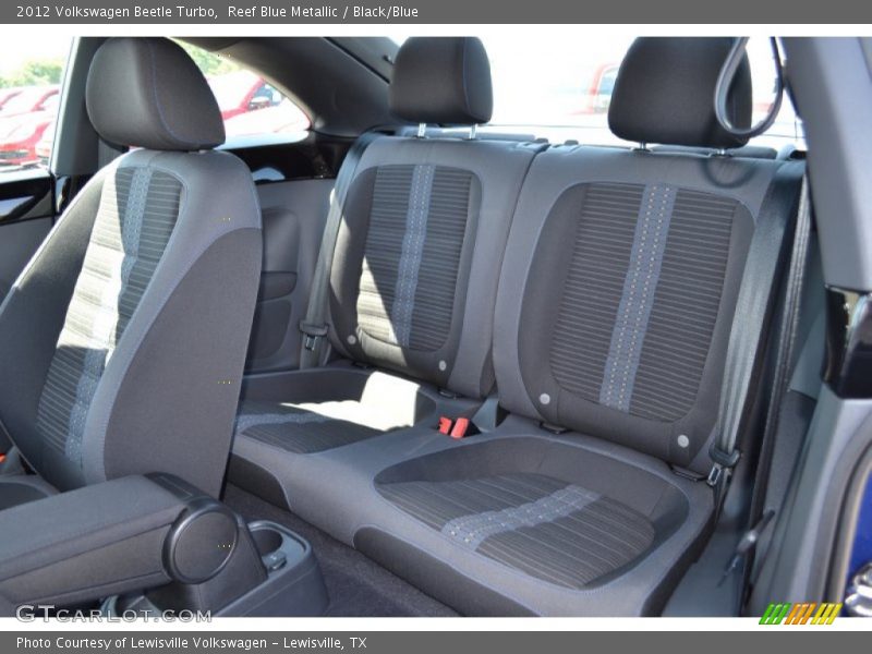 Reef Blue Metallic / Black/Blue 2012 Volkswagen Beetle Turbo