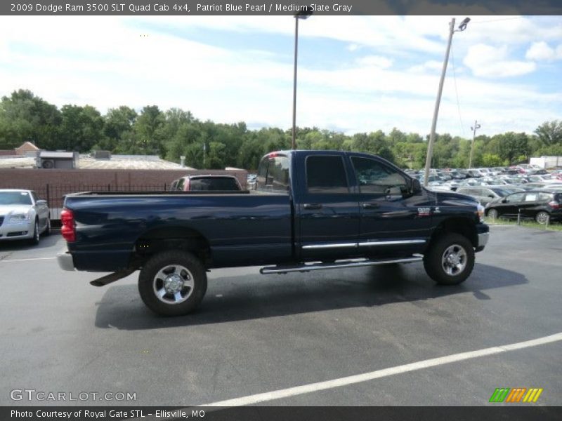 Patriot Blue Pearl / Medium Slate Gray 2009 Dodge Ram 3500 SLT Quad Cab 4x4