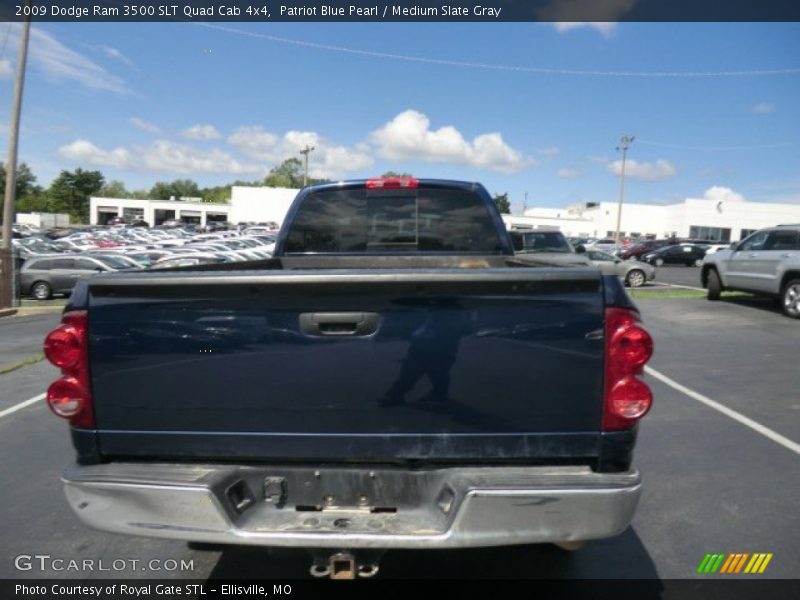 Patriot Blue Pearl / Medium Slate Gray 2009 Dodge Ram 3500 SLT Quad Cab 4x4