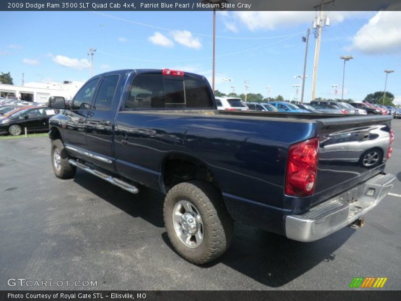 Patriot Blue Pearl / Medium Slate Gray 2009 Dodge Ram 3500 SLT Quad Cab 4x4