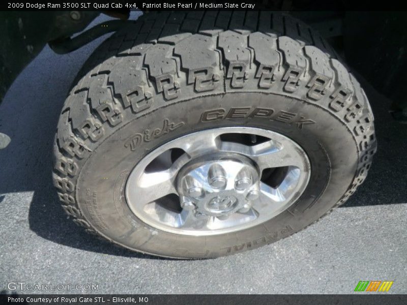 Patriot Blue Pearl / Medium Slate Gray 2009 Dodge Ram 3500 SLT Quad Cab 4x4