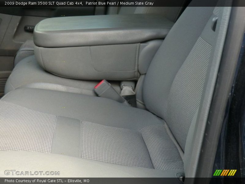 Patriot Blue Pearl / Medium Slate Gray 2009 Dodge Ram 3500 SLT Quad Cab 4x4