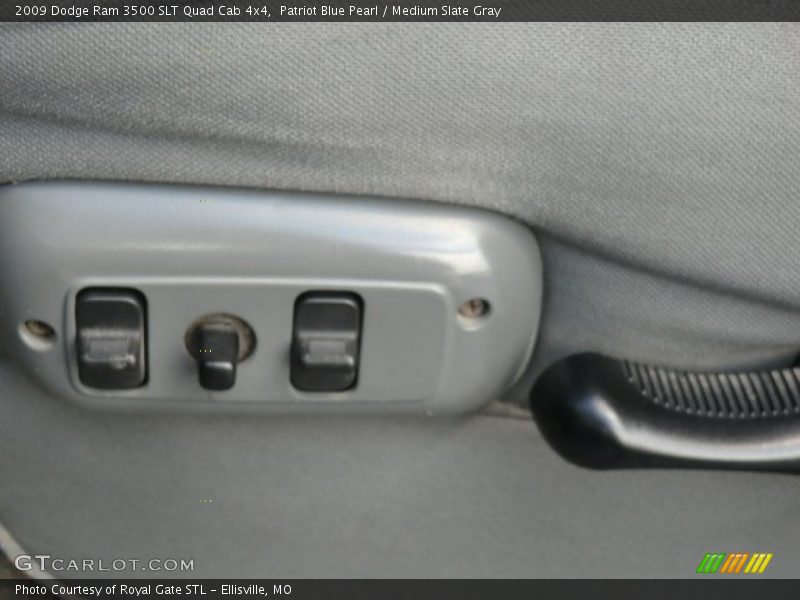 Patriot Blue Pearl / Medium Slate Gray 2009 Dodge Ram 3500 SLT Quad Cab 4x4
