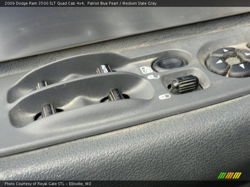 Patriot Blue Pearl / Medium Slate Gray 2009 Dodge Ram 3500 SLT Quad Cab 4x4