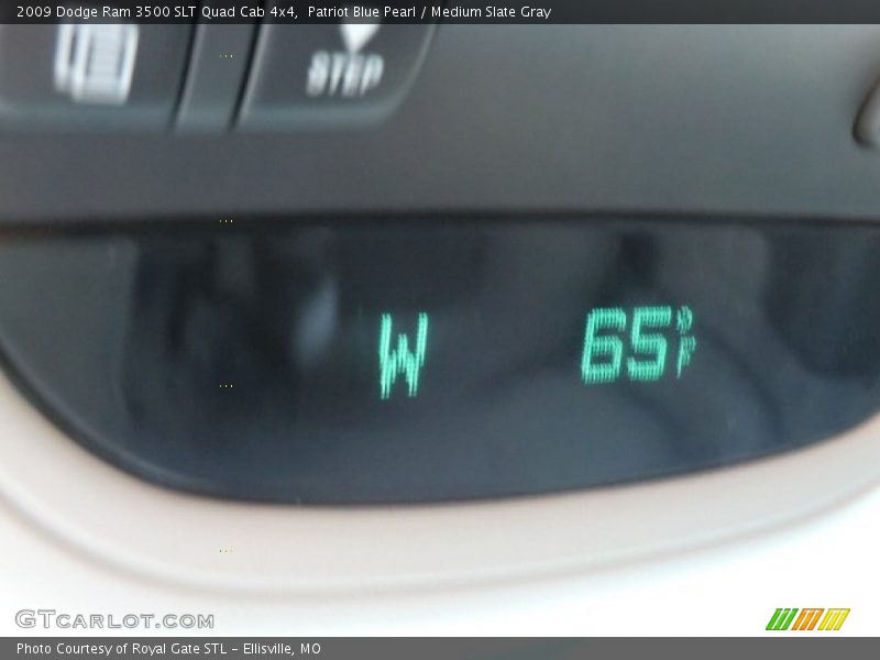 Patriot Blue Pearl / Medium Slate Gray 2009 Dodge Ram 3500 SLT Quad Cab 4x4