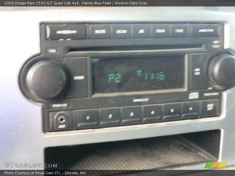 Patriot Blue Pearl / Medium Slate Gray 2009 Dodge Ram 3500 SLT Quad Cab 4x4