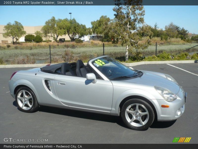  2003 MR2 Spyder Roadster Silver Streak Mica