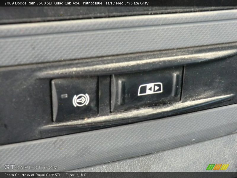 Patriot Blue Pearl / Medium Slate Gray 2009 Dodge Ram 3500 SLT Quad Cab 4x4