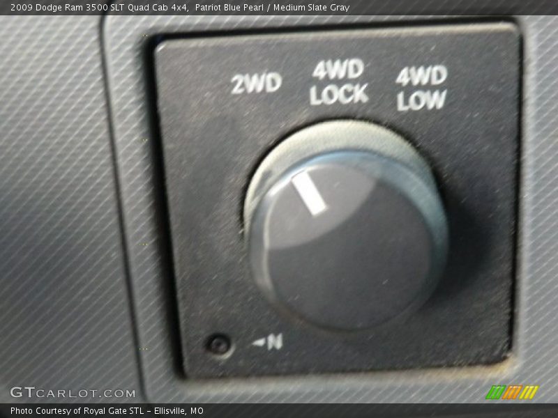 Patriot Blue Pearl / Medium Slate Gray 2009 Dodge Ram 3500 SLT Quad Cab 4x4