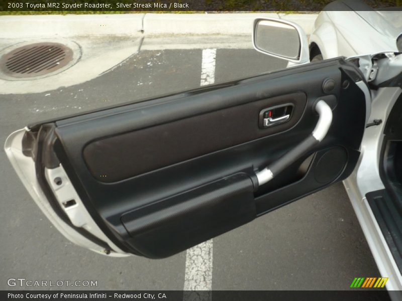 Silver Streak Mica / Black 2003 Toyota MR2 Spyder Roadster