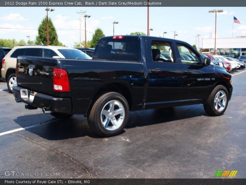 Black / Dark Slate Gray/Medium Graystone 2012 Dodge Ram 1500 Express Crew Cab