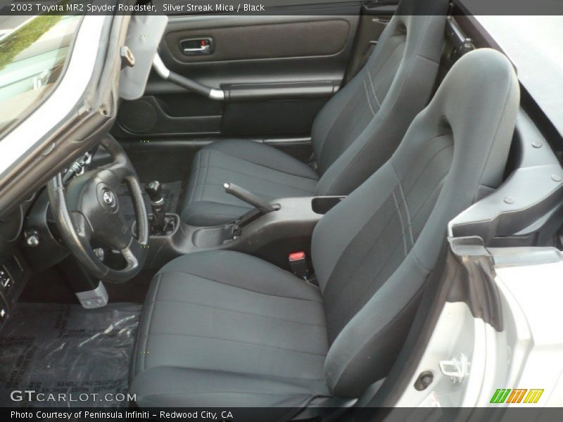  2003 MR2 Spyder Roadster Black Interior