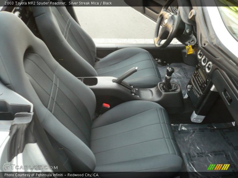  2003 MR2 Spyder Roadster Black Interior